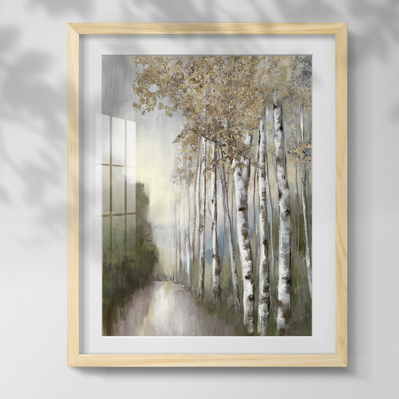 " Blush Blackboard I ", Natural Framed Paper, White