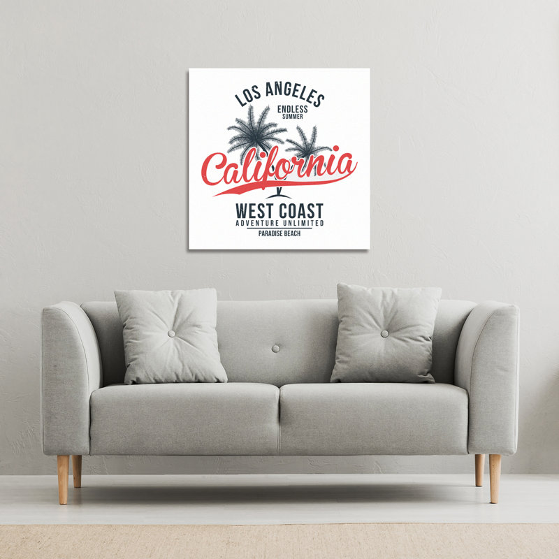 Cali West Coast Canvas Print by Andrew Lee - Wrapped Canvas Print