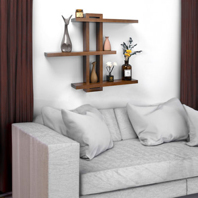 Rashanda 3 Piece Pine Tiered Shelf