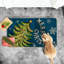 Paillasson Joyeux Noël, sapin de Noël, flocon de neige-347424372