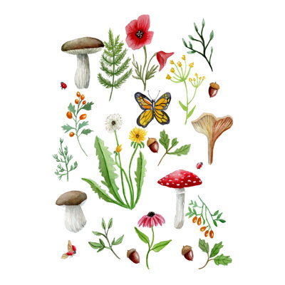 "Mushroom 1" par Leah Tedesco sur papier