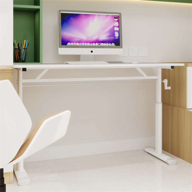 Bureau d'étude réglable pour enfants et adultes - Bureau multifonctionnel réglable en hauteur pour la maison / le bureau avec un design compact