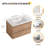 Iymona 30" Single Wall-Mounted Bathroom Vanity Set, Floating Bathroom Vanity with 2 Drawers, Ceramic Basin Sink Top-260639922-247390830