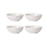 French Perle Scallop 4-Piece Bowl Set
