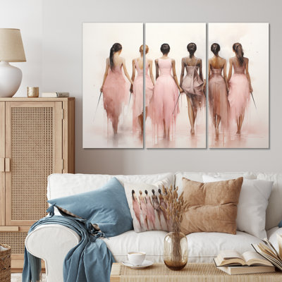 " Pink Dance Quiet Ensemble " 3 - Pieces