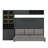 Murphy Bed Wall Bed With Sofa , Shelves USB & Light-594363885-594363883