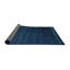 Tapis contemporain bleu foncé-1453504304