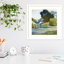Bean Fileds Tall Trees - Cadre photo, reproduction d'art sur papier-1221242313-1221242321