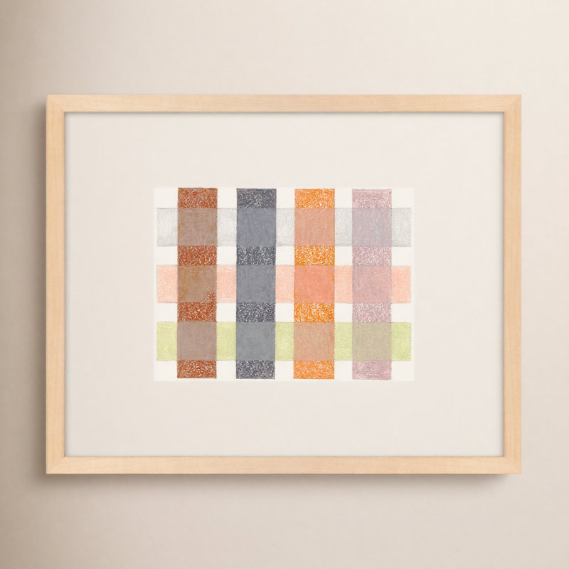Gridlock VI Print by Beth James, Maple Framed, 38" W x 30" H