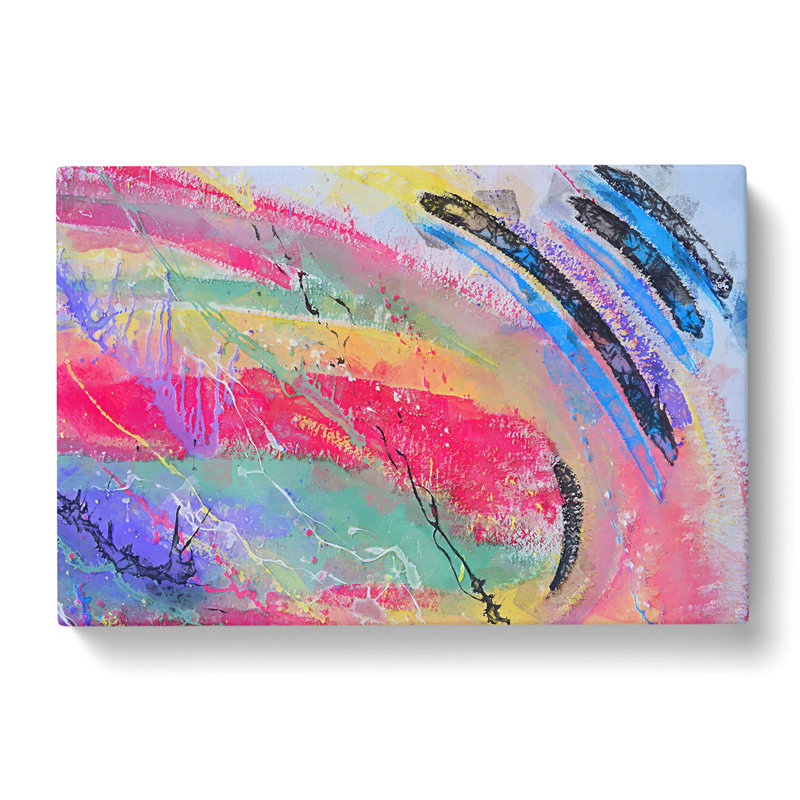 In A Trance In Abstract - Wrapped Canvas Painting, 50cm H x 76cm W x 3cm D