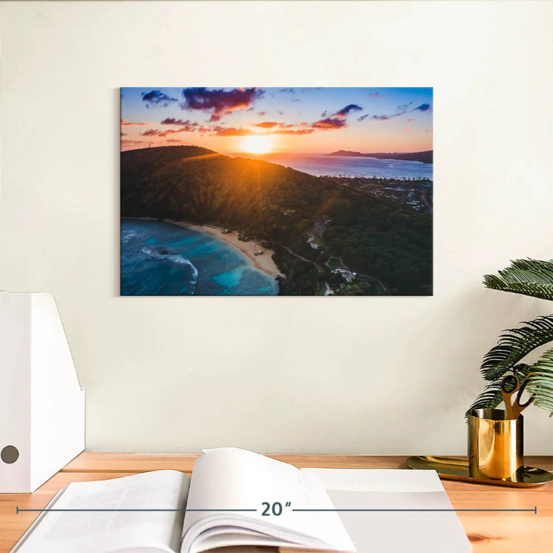 Coucher de soleil Gillard Hanauma Bay, H 8 po x l 12 po