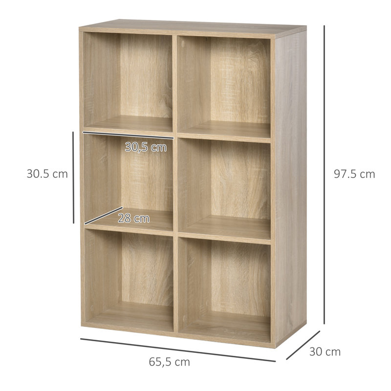 Ravyn Standard Bookcase, Oak 