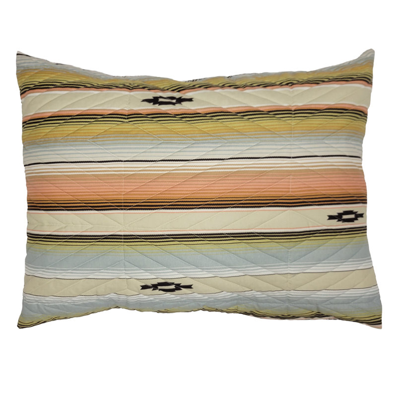 Greenland Home Fasions Painted Desert Rose Standard Sham, 20x26, Standard