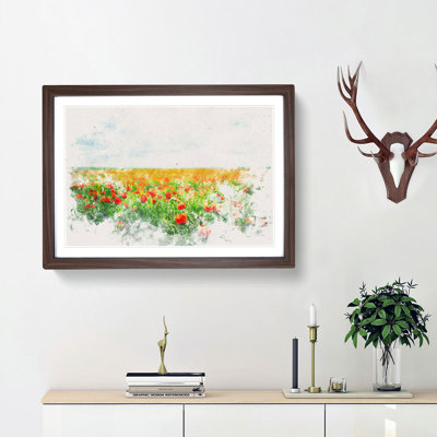 Poppy Field Dreams - Framed Print