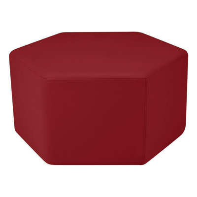 Pro Series Upholstered Hexagon Ottoman 18" Height