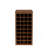 Brown Walnut Color Modular 32  Wine Bar Cabinet Buffet Cabinet