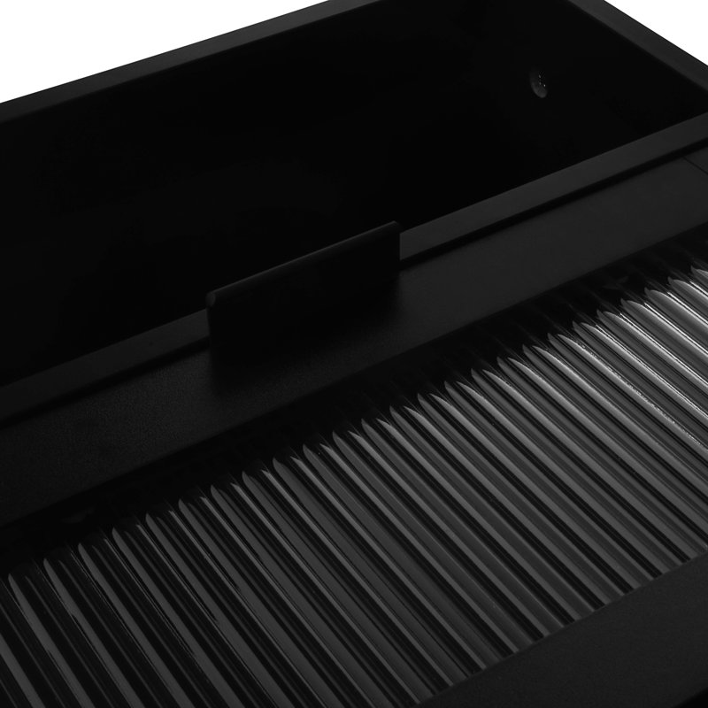 Table de chevet Stidham, Noir