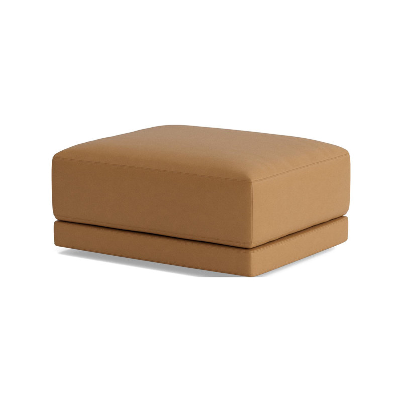 Eva Ottoman, Leather - Butterscotch