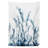 Ambesonne Flower Tablecloth, X-Ray Photo Of Group Of Wild Orchid Floral Image With Unsual Art Elements Print, Rectangular Table Cover For Dining Room Kitchen Decor, 52" X 70", Teal White-1524907513