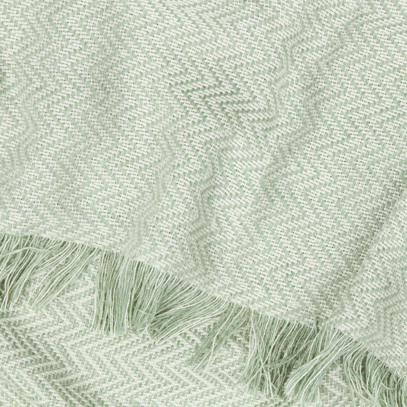 Wisley Machine Woven Throw Blanket, Green