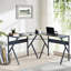 Alisson Modular L-Shaped Steel Computer Desk
