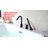 SUMERAIN Bathtub Faucet with Handheld Shower, Bath Tub Faucet with Single Lever Handle, Tub Filler-64610300