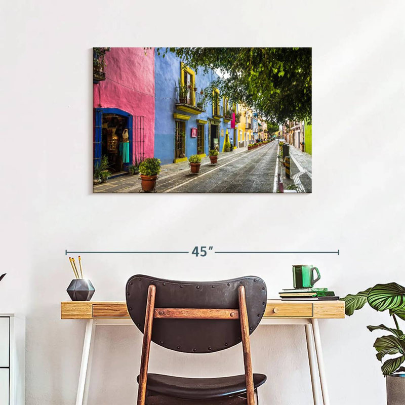 Sirci, rue mexicaine, H 24 po x l 36 po