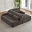 Canapé modulaire surdimensionné en L Chenille