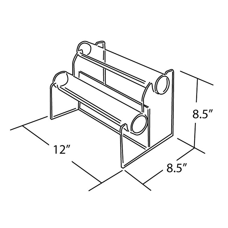  2-Tier Horizontal Counter Bracelet Bar
