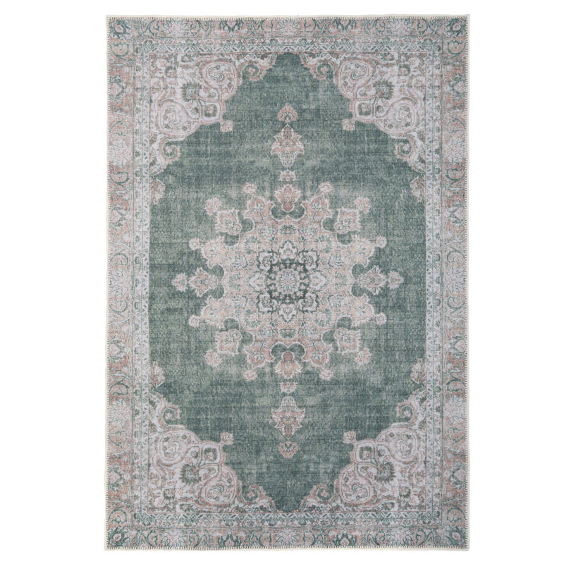 Calixtro Oriental Cotton Area Rug, Rectangle 240 x 330cm