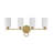 Hauger 4-Light Dimmable Vanity Light in Warm Brass-440927100