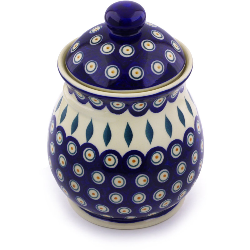 Pot de rangement 1 qt peacock