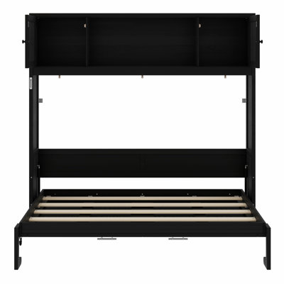 Lit escamotable avec armoires de rangement