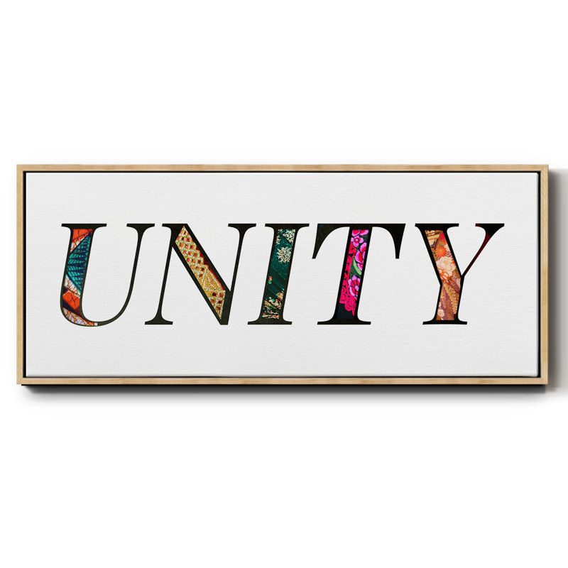 Unity - toile encadrée, H 24 po x l 60 po