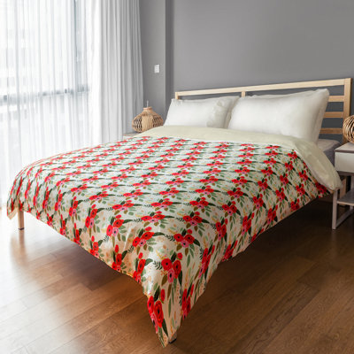 Housse de couette simple Floral