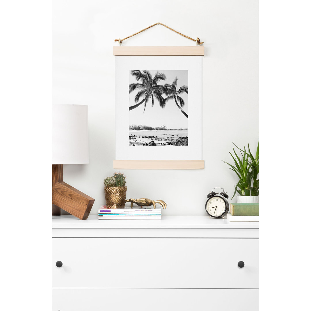 " The Bay Black White " by Bree Madden Society6 Mat 