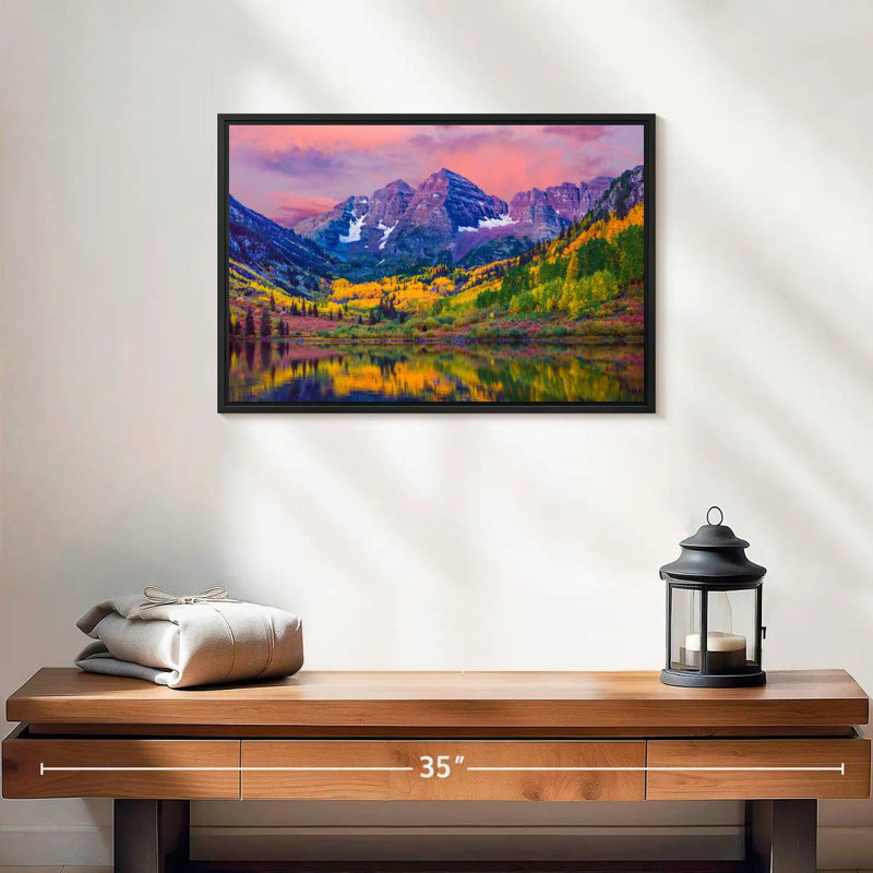 Alvord Maroon Bells Autumn Beauty, H 13 po x l 19 po