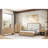 Queen Size Bed Channel Padded Headboard 1Pc Panel Bed Frame Natural Finish Transitional Style Bedroom Furniture-1523603824
