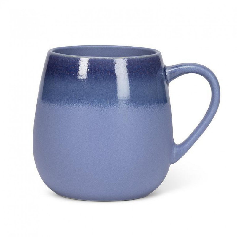 Grande tasse en terre cuite, Bleu