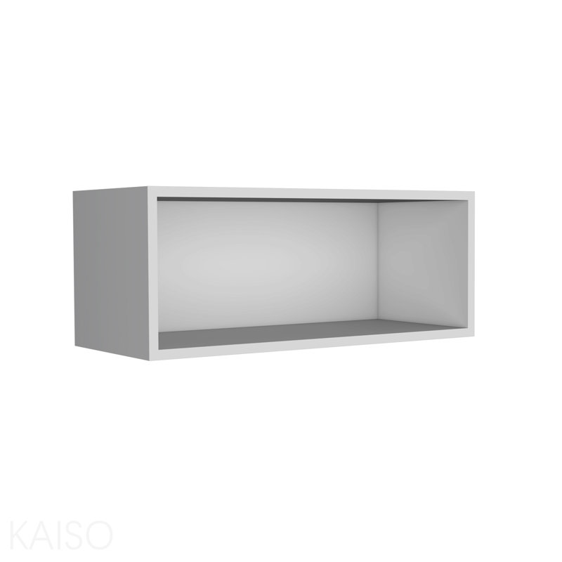 Armoire murale ouverte de 30 po de largeur x 12 po de hauteur, tablette murale, armoire de rangement, tablette cubique, bureau, salon, garage