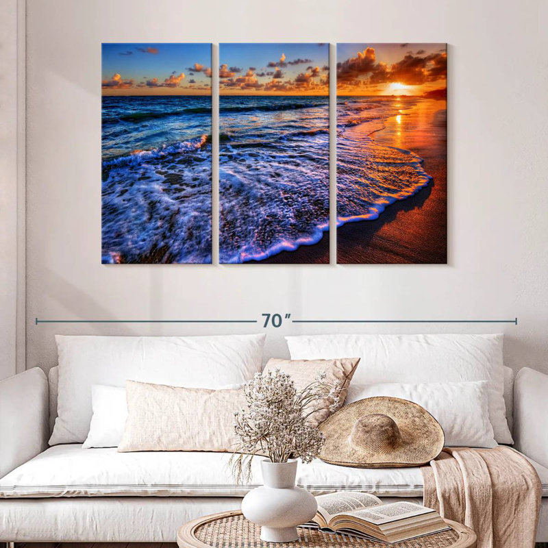 Gillard Vivid Ocean View, H 32 po x l 50 po