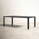 Pepina 82.75'' Ceramic Outdoor Dining Table