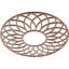 Médaillon de plafond 20 po x 6 7/8 po x P 7 po x 8 po, Hickory-63411909-63411902