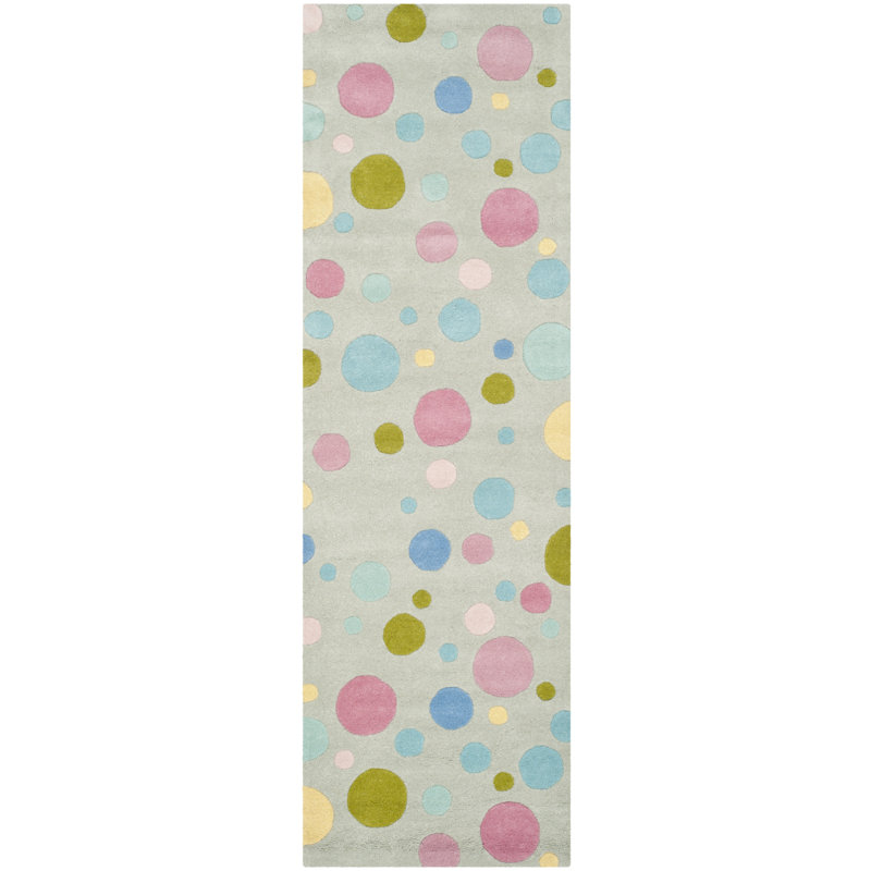 Tapis touffeté à la main Amier, Tapis de couloir 2 pi 6 po x 8 pi