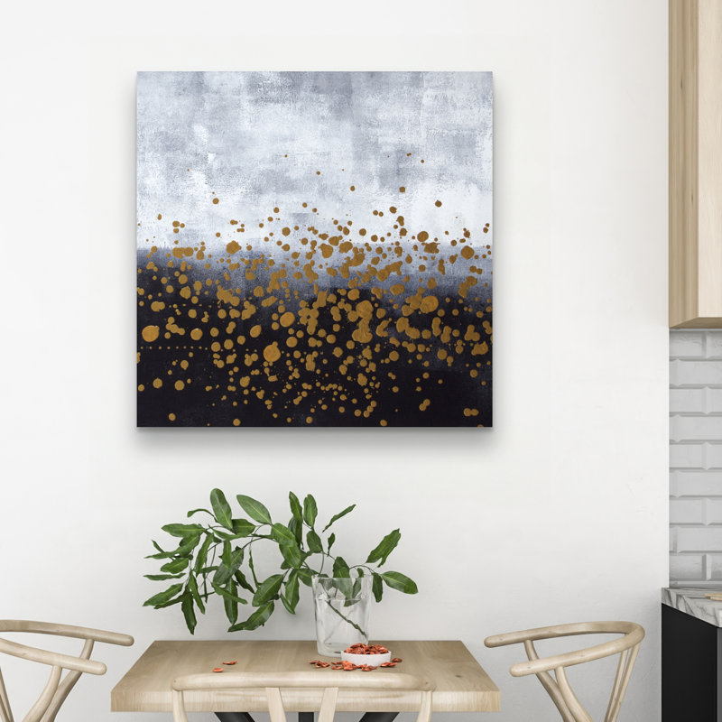 paint splash on background - 32"x32" art on canvas