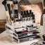 Plastic 16 Compartment Makeup Organiser