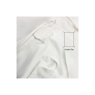 400TC Cotton Double Embroidery Sateen Solid Duvet Cover Set