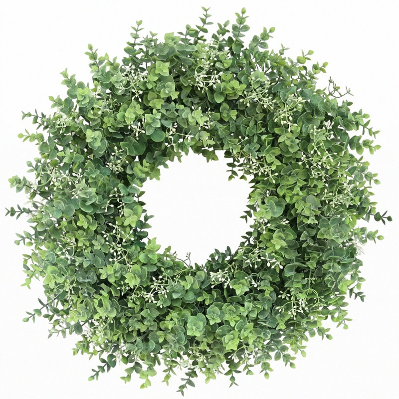 Couronne florale artificielle 26 po