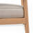 Acacia Wood Club Chair With Seat Cushion