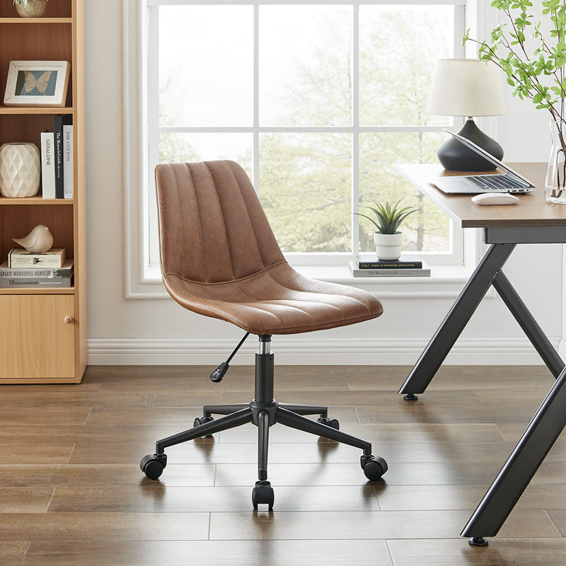 Lorino Polyester Blend Task Chair, Brown